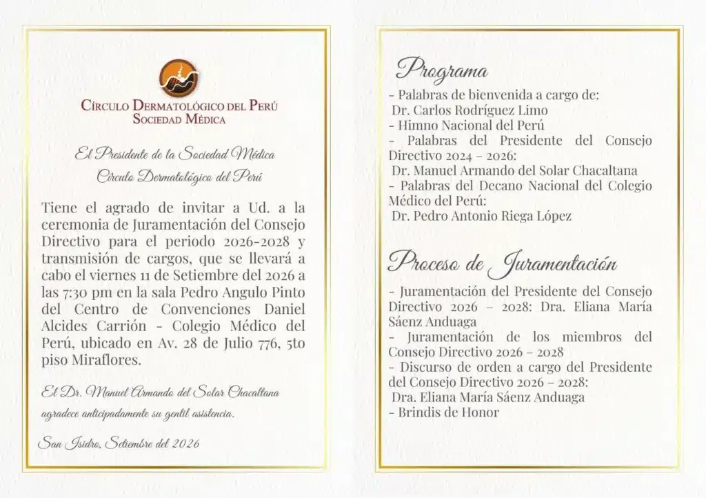 Ceremonia de Juramentación Consejo Directivo 2026-2028