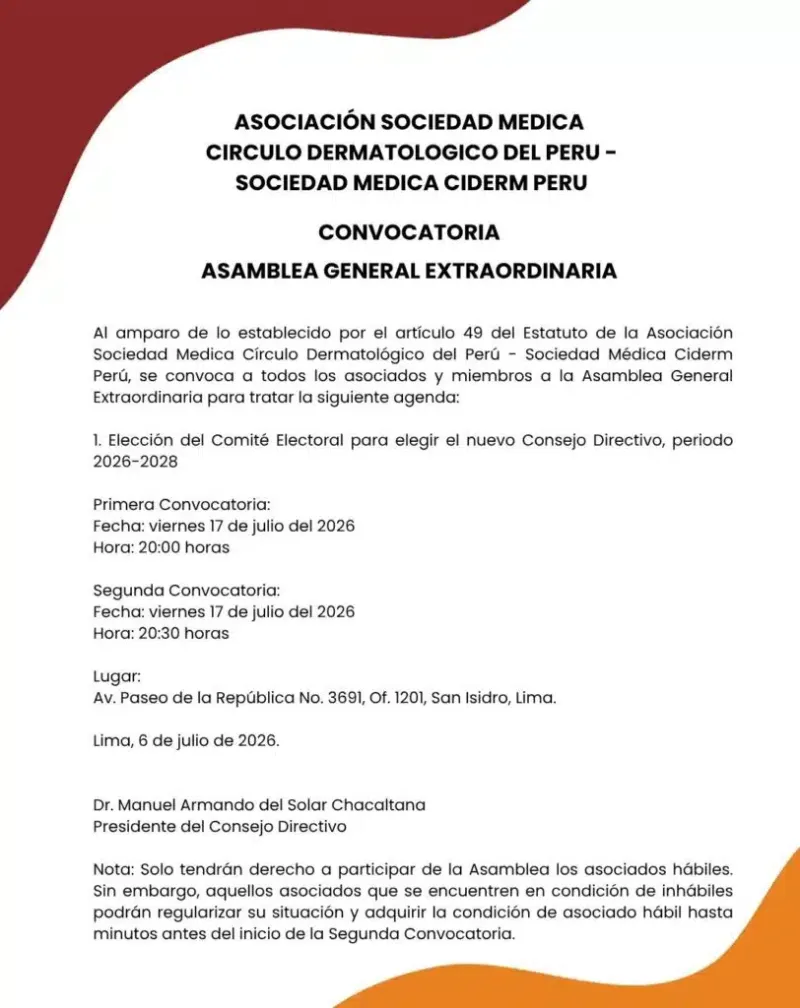 Asamblea General Extraordinaria